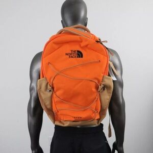 The North Face Jester School Travel Padded Laptop Sleeve Backpack Mandarin Brown